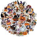 100 Pcs Pegatinas de Halloween Vinilo Impermeable y Decoración de Fiesta de Halloween